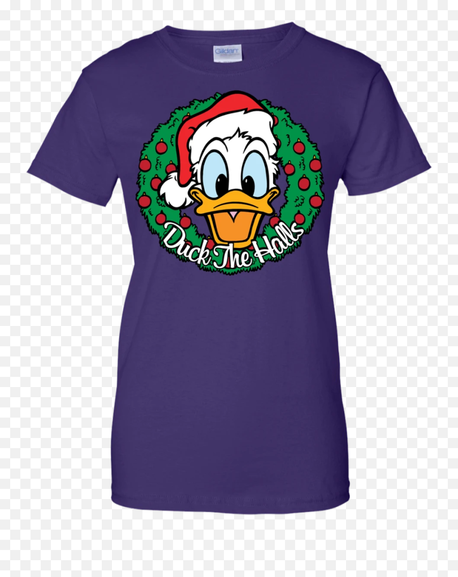 Christmas Sweater U2013 Donald Duck The Halls T Shirt U0026 Hoodie Emoji,Donald Duck Emoji