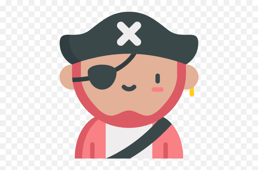 Pirate - Free Smileys Icons Cartoon Emoji,Pirate Hat Emoji