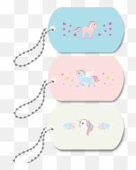 MINITAG - UNICORN MiniMetal Tags Unicorn Dreams Lovable Owl Emoji