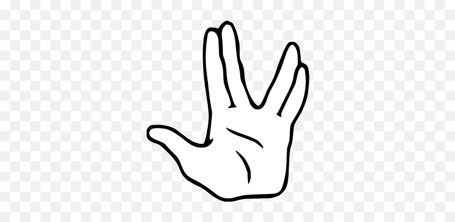 Gtsport - Live Long And Prosper Hand Emoji,Vulcan Salute Emoji