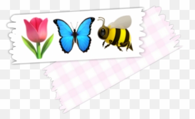 Largest Collection Of Free - Toedit Moya Stickers Butterfly Emoji,Moyai Emoji Meme