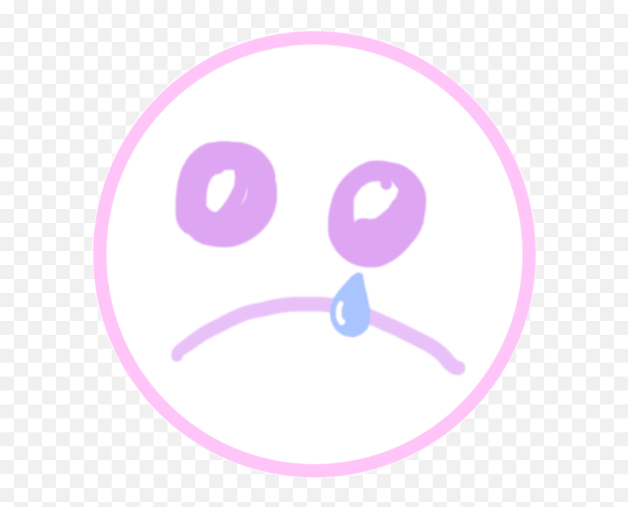 Popular And Trending Teary Stickers Picsart - Dot Emoji,Teary Eyed Emoji