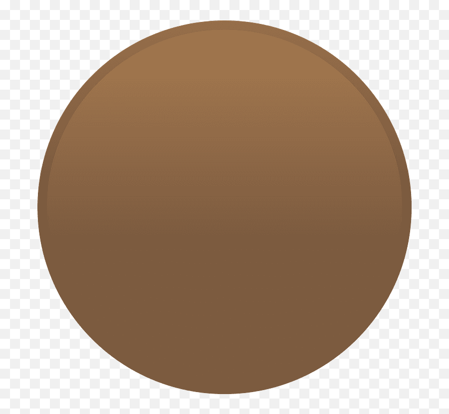 Brown Circle Emoji Clipart - Brown Circle,Brown Square Emoji