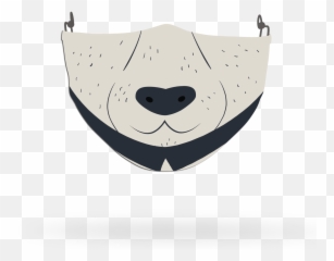 Kids Panda Face Covering Print - Happy Emoji