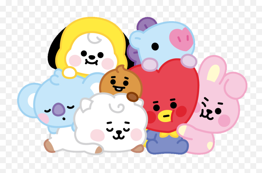 Bt21 Tata Cooky Shooky Mang Sticker By Bt21 Bts - Cute Profile Pictures Of Bt21 Emoji,Bt21 Emoji