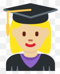 Twemoji2 1f469 - Student Emoji
