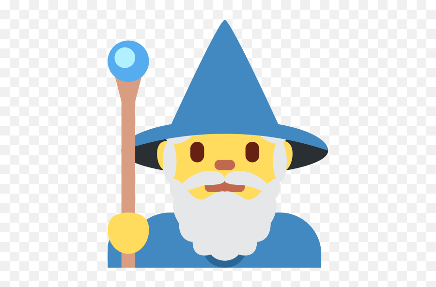 Mage Emoji - Wizard Emoji,Wizard Emoji