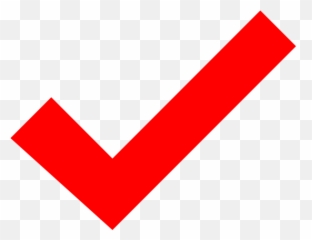 Check Graphic Freeuse Red Png Files - Mark Vector Emoji