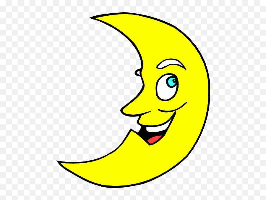 Image Of Moon Clipart - Cliparts Moon Emoji,Smiling Moon Emoji