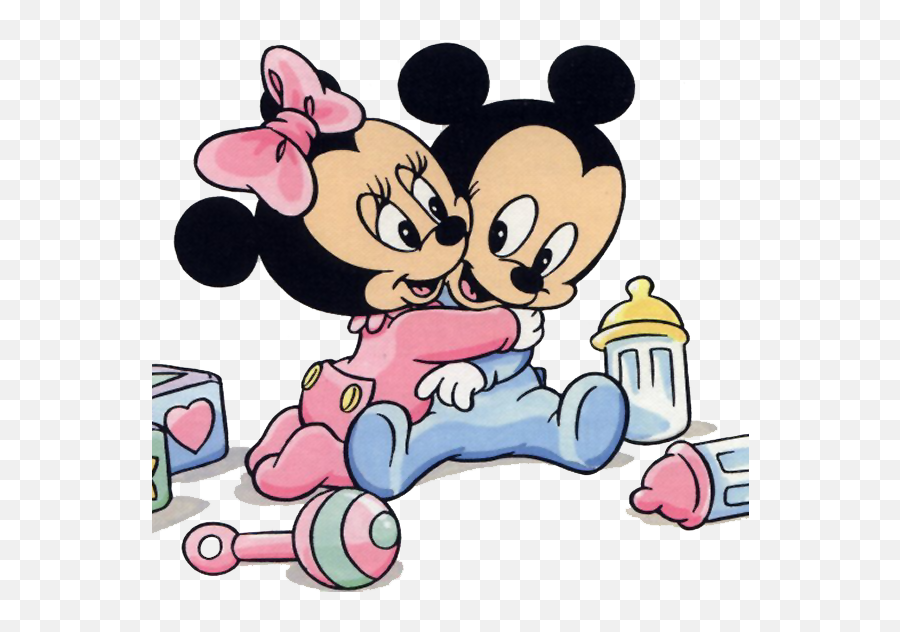 Disney Babys Cute Disney Mickey Minnie Mouse Disney - Cute Mickey Mouse And Minnie Mouse Emoji,Mickey Mouse Emoji