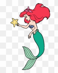 Little Mermaid Christmas Clip Art Image - Disney Cinderella And Charming Emoji,Mermaid Emoticon