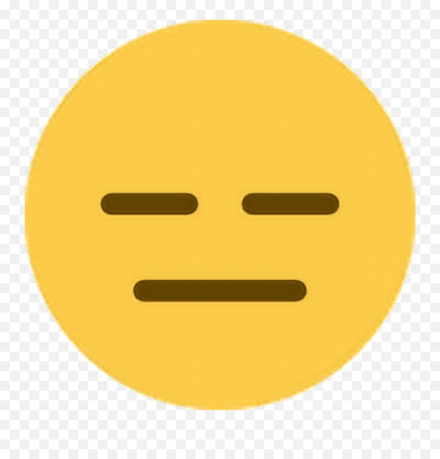 Download Unhappy Upset Linemouth Emoji Emoticon Face - Expressionless Emoji Discord,Unhappy Emoji