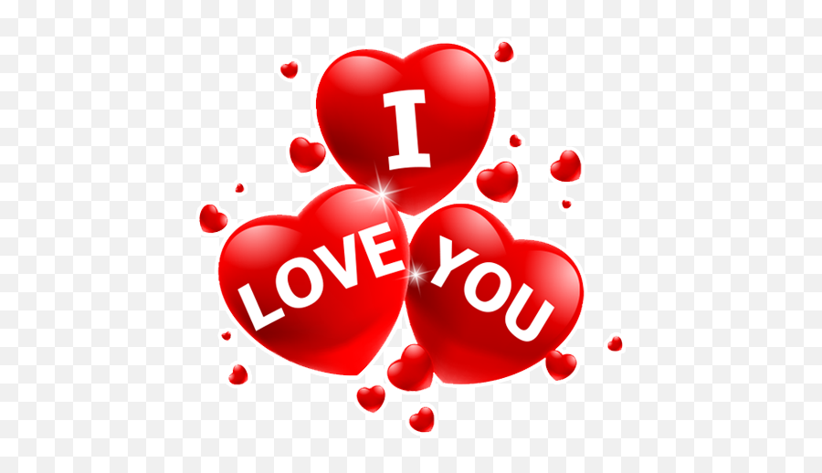 Romantic Love Stickers Wastickerapps - Love You In Heart Emoji,Cute Goodnight Emoji Texts