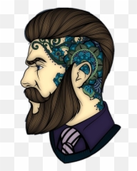 Man Bearded Beard - Illustration Emoji,Bearded Emoji