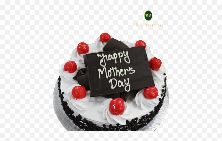 Black Forest Cake - Send Gifts To Nepal Online Via Thamel Birthday Cake Emoji,Emoji Cakes