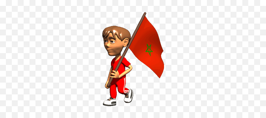 Top Red Walk Stickers For Android U0026 Ios Gfycat - Man Walking With Flag Gif Emoji,Walk Emoji