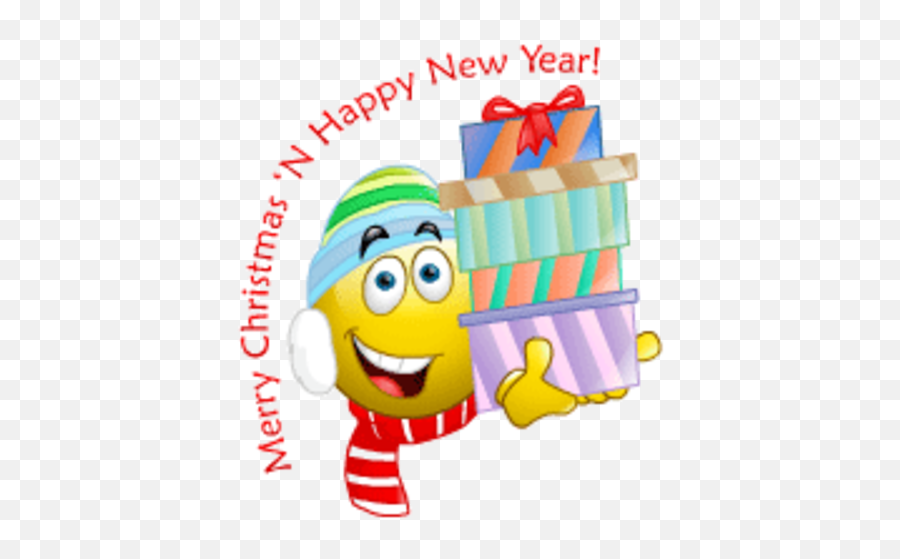 New Years Album Jossie Fotkicom Photo And Video - Merry Christmas And Happy New Year Smiley Emoji,Merry Christmas Emoticon