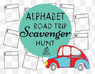 Library clipart scavenger hunt - City Car Emoji