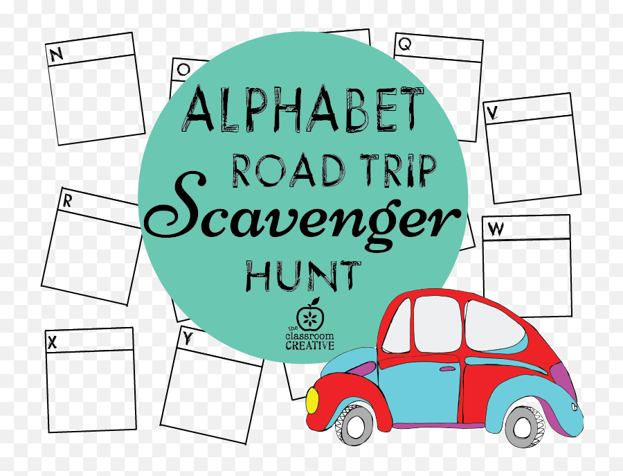 Library Clipart Scavenger Hunt Library Scavenger Hunt - City Car Emoji,Road Trip Emoji