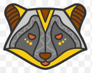Racoon Icons - Indigenous Art Racoon Emoji,Racoon Emoji