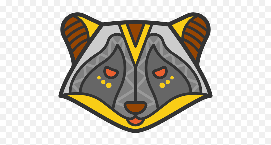 Racoon Icons - Indigenous Art Racoon Emoji,Racoon Emoji