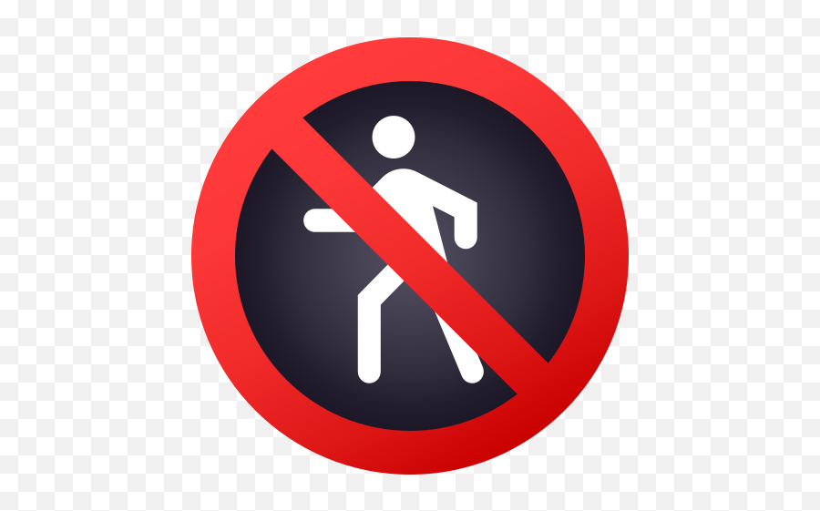 Emoji No Pedestrians To Copypaste Wprock - No Littering Emoji,No Emoji