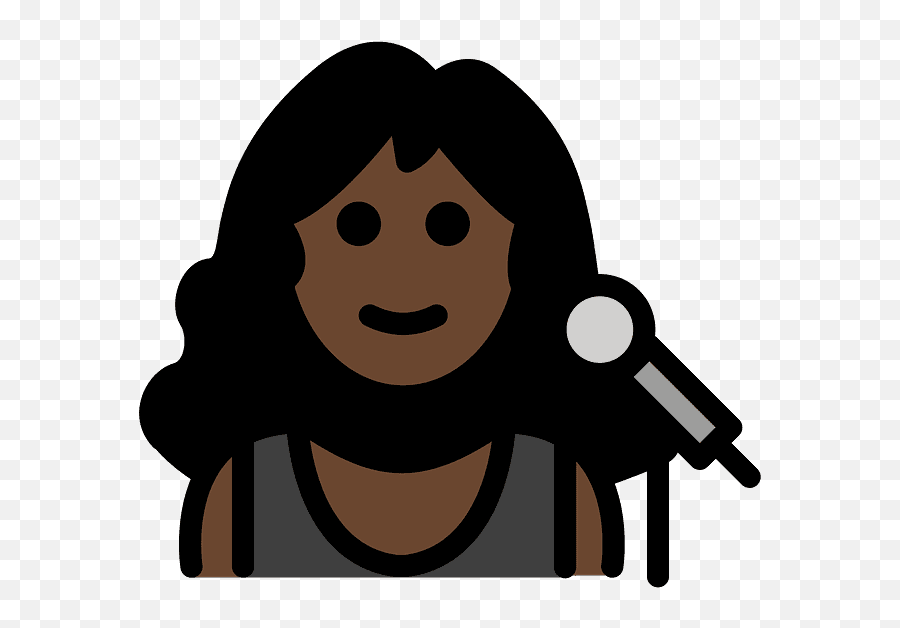 Woman Singer Emoji Clipart - Plazoleta Chorro De Quevedo,Singing Emoji