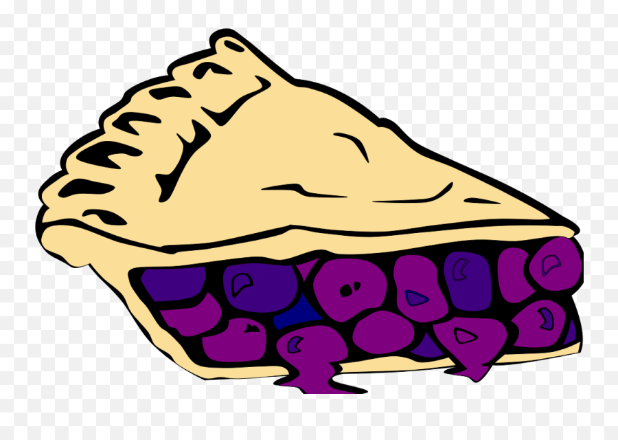 Blueberry Pie Png Svg Clip Art For Web - Download Clip Art Slice Of Pie Drawing Emoji,Blueberry Emoji