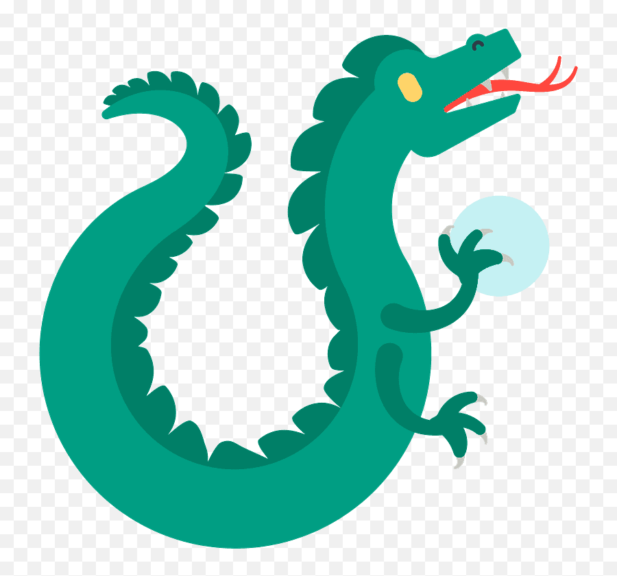 Dragon Emoji Clipart - Emoji Dragon Face On Mozilla Firefox Os,Crocodile Emoji