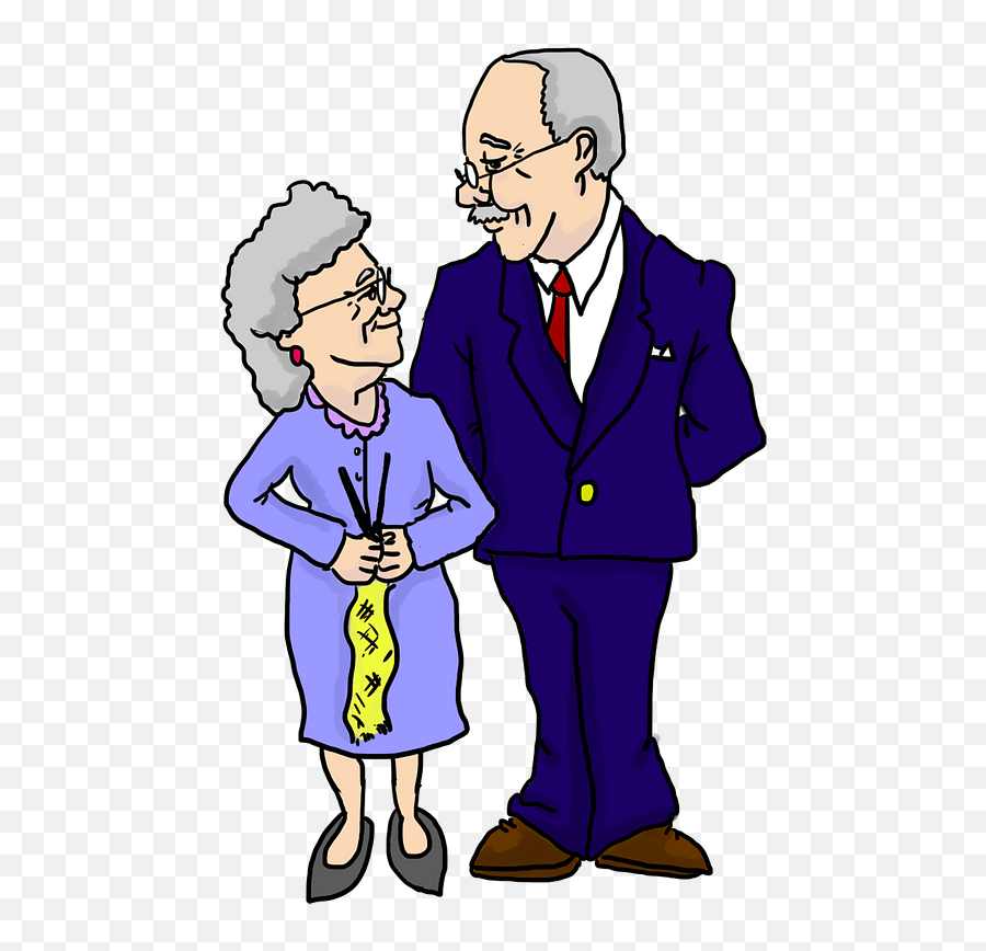 Grandparents Clipart - Cartoon Old Age Security Png Senior Benefits Emoji,Old Person Emoji