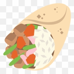 Burrito Emoji Clipart Free Download Transparent Png - Burrito Food Emoji Transparent,Emoji Taco