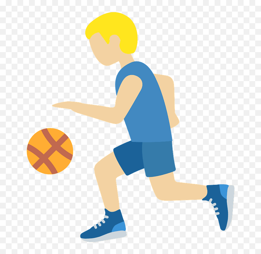 Man Bouncing Ball Emoji Clipart Free Download Transparent - Jugador De Baloncesto Emoji,Football Team Emojis