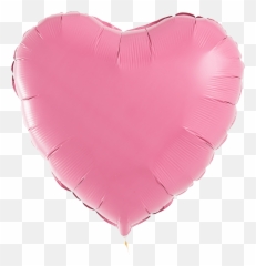 5inches Pink Heart Shape Foil Balloon - Foil Heart Balloon Png Emoji,Heart Emoji Balloons