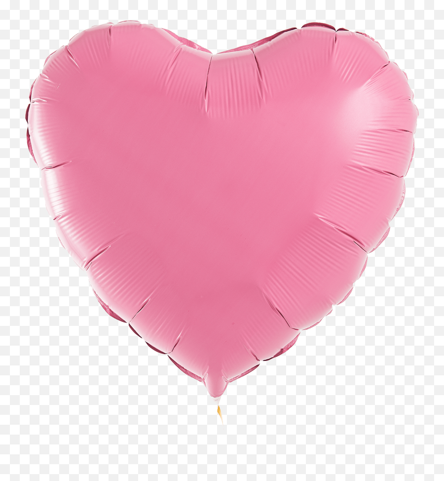 5inches Pink Heart Shape Foil Balloon - Foil Heart Balloon Png Emoji,Heart Emoji Balloons