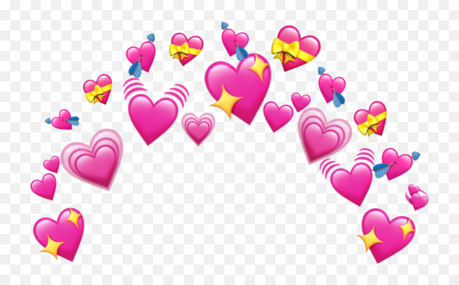 Emoji Emojicrown Heart Sticker - Dot,Park Emoji