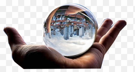 Future Clipart Crystal Ball Transparent - In Hand Png Emoji