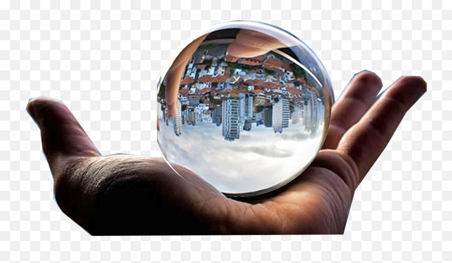 Future Clipart Crystal Ball Future Crystal Ball Transparent - Crystal Ball In Hand Png Emoji,Crystal Ball Emoji