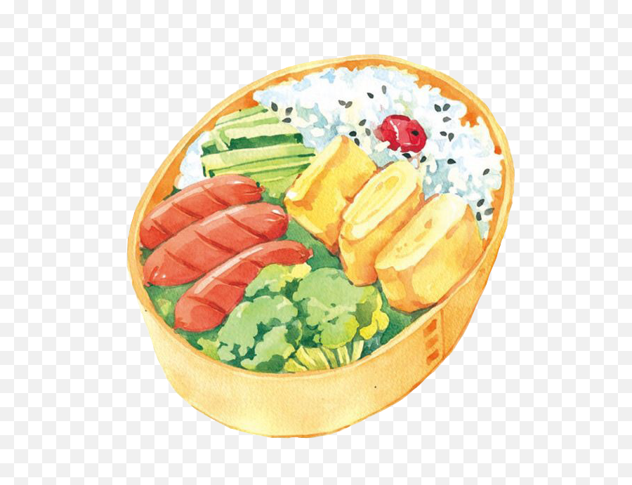 Lunchbox Bento Food Sticker Emoji,Bento Emoji