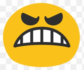 Angry Face No Background - Mad Clipart Transparent Emoji