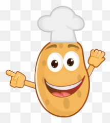 Potato Food Vegetable - Cartoon Potato Smiley Face Emoji,Food Emoticon