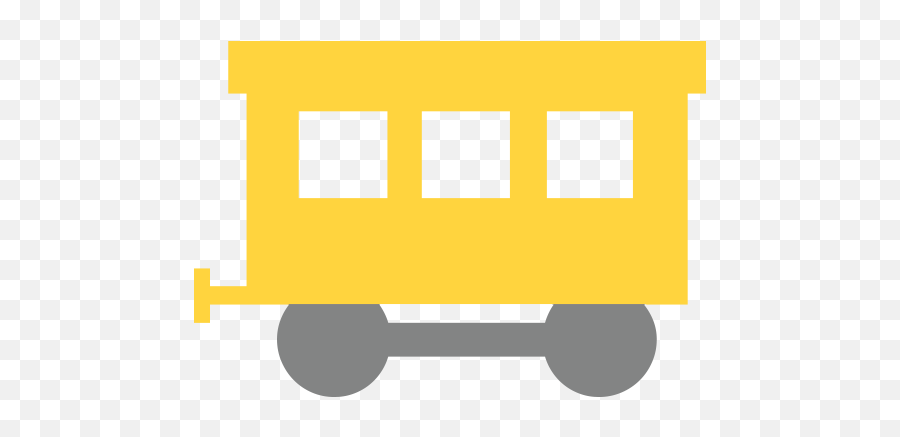 Railway Car Emoji For Facebook Email - Train Car Png Clipart,Track Emojis