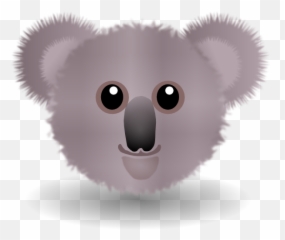Koala Face Clipart - Koala Facts For Kids Emoji,Koala Emoticons