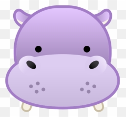 Hippopotamus Emoji - Emoticon Hippo,Hippo Emoji