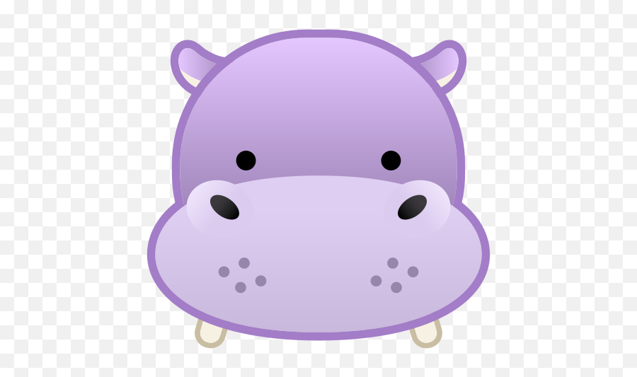Hippopotamus Emoji - Emoticon Hippo,Hippo Emoji