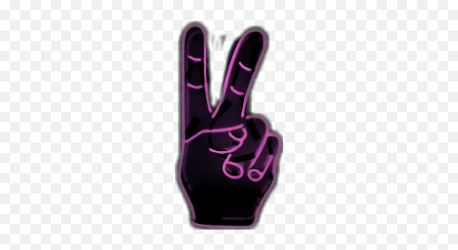 Duces Dueces Neon Neonlights - Redbubble Stickers Peace Sign Emoji,Duces Emoji