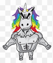 Characters Man Rainbow Hair Sprites Unicorn - Masculine Emoji