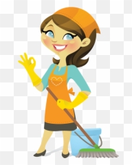 Girl Cliparts Download Free Art - Cleaning Lady Emoji