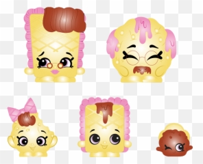 Shopkinsworld - Cheese Family Shopkins Emoji,Candy Face Lemon Pig Emoji