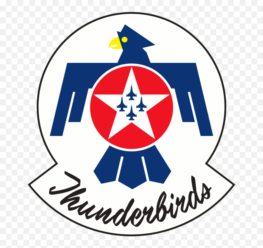 Demonstration Squadron - Air Force Thunderbirds Logo Emoji,Emoji War Ideas