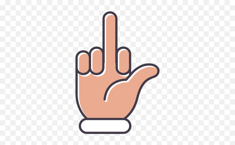 Middle Finger Transparent Png Clipart - Dedo Del Medio Png Emoji,Cross Fingers Emoticon